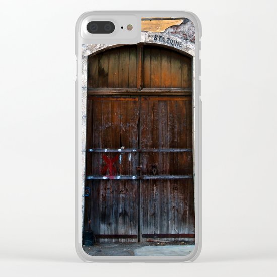 Sicilian facade of Taormina Clear iPhone Case