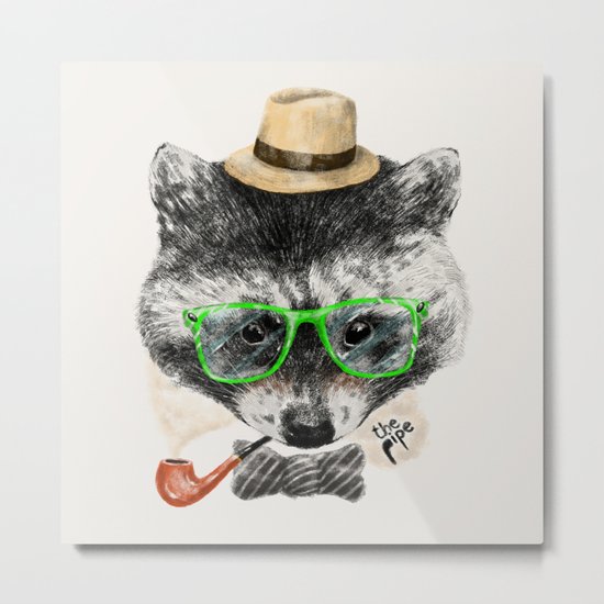 The Pipe Metal Print