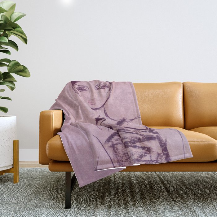City Chic Chick Throw Blanket by Scrubs to Couture by Craig Society6
