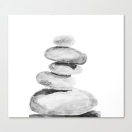 Rocks Balance Zen Stones Canvas Print