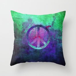 Peace II Throw Pillow