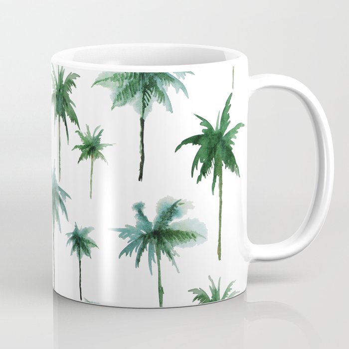 Palm trees watercolor  Coffee Mug