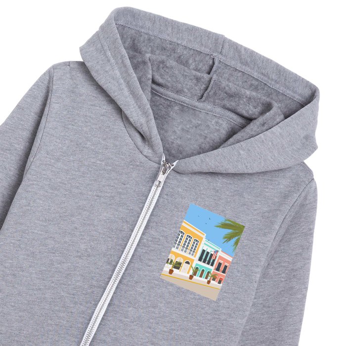 Old San Juan, Puerto Rico Kids Zip Hoodie