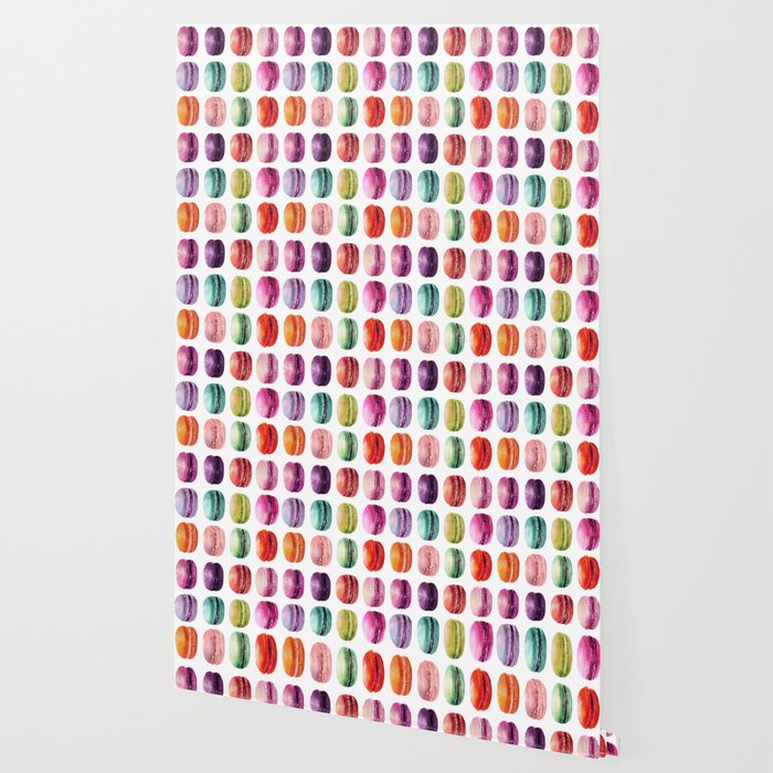 Macaron Lollipops Wallpaper By Huntleigh Society6