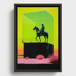 Neon West • Monumental  Framed Canvas