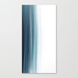 Shades of Blue - Minimal, Modern - Contemporary Abstract Painting  Canvas Print