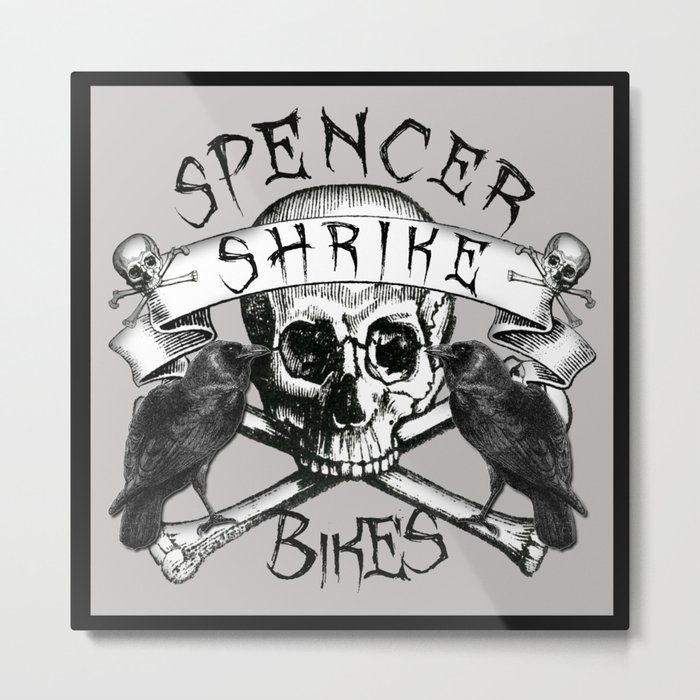 Shrike Bikes Double Raven Metal Print