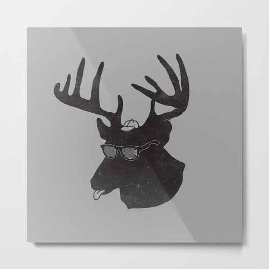 Weird Deer Metal Print