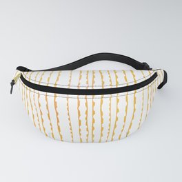 Torn (Vertical) Gold on White Fanny Pack
