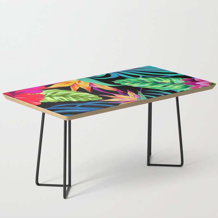 Drive You Mad Hibiscus Pattern Coffee Table