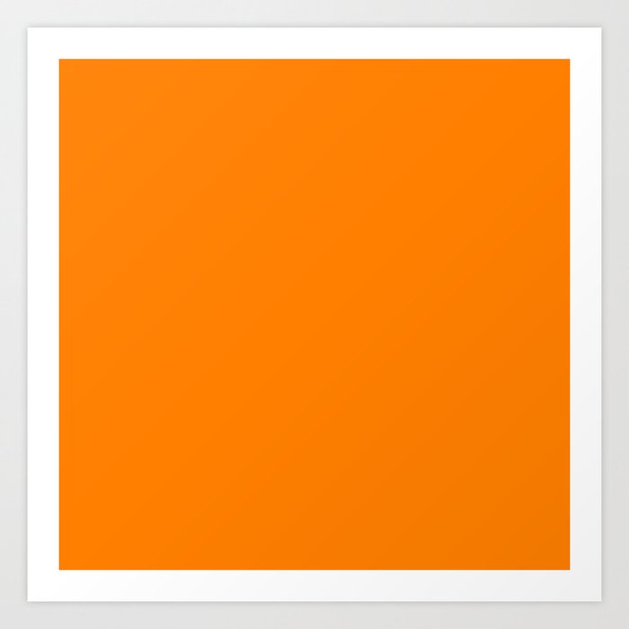 (Orange) Art Print