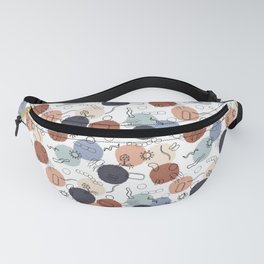 Vintage Microbiology on White Fanny Pack