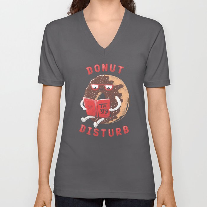 Donut Disturb V Neck T Shirt