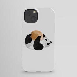 Panda with Pan de Sal iPhone Case