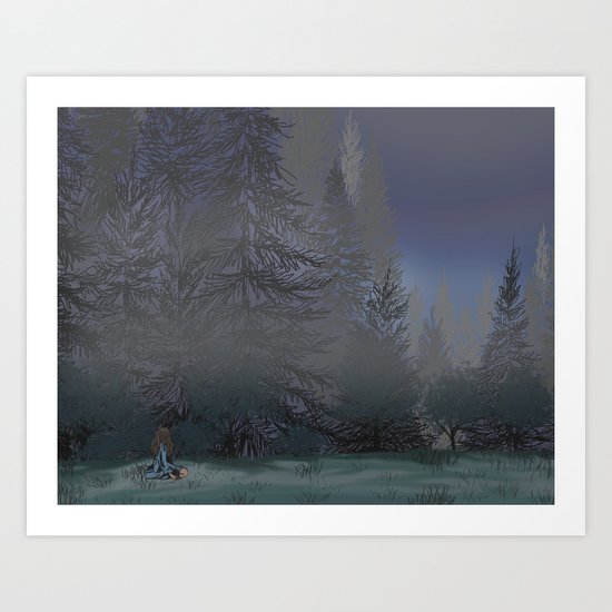 Broken Hearted Art Print