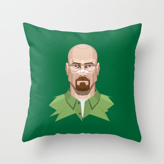 Breaking Bad - Walter White Beaten Up Throw Pillow