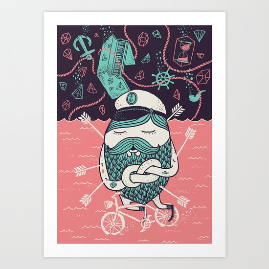 The Captain´s Dream Art Print