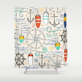 nautical Shower Curtain