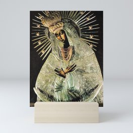 Our Lady Gate of Dawn Virgin Mary of Sharp Gate Madonna without Child Christmas Gift Religion Art Mini Art Print