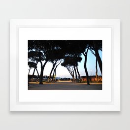 The Orange Garden - Looking over the Vatican Framed Art Print