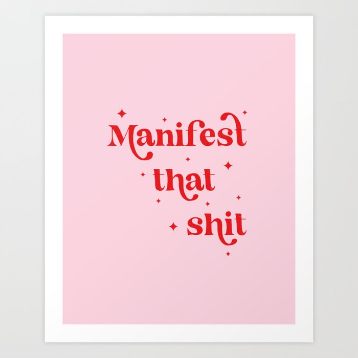 manifest 1 Art Print