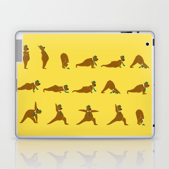Yoga Bear - Classic Laptop & iPad Skin