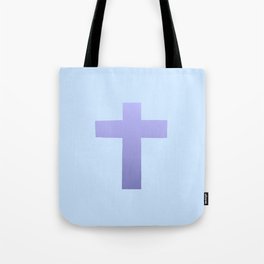 Christian Cross 23 – blue Tote Bag