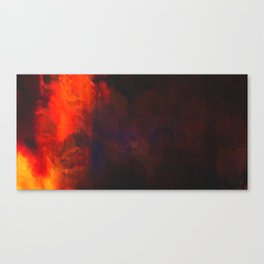 Energy in red Canvas Print