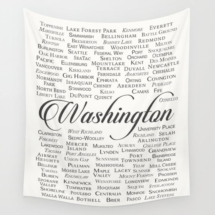 Washington Wall Tapestry by Finlay McNevin  Society6