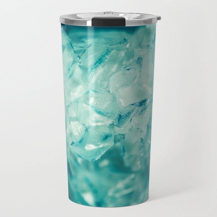 Blue Quartz Crystal Travel Mug