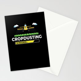 Crop Dusting Plane Rc Drone Airplane Pilot Stationery Card