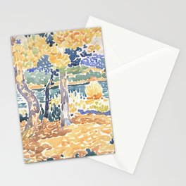 Pines on the Coastline  Stationery Card