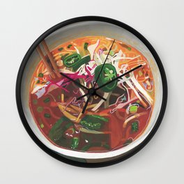 Noodle Soup Wall Clock