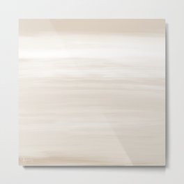Daybreak Beige Greige Tan - Abstract Art Series Metal Print | Brown, Modernbrown, Painting, Beige, Abstractocean, Greige, Jberdy, Moderntan, Modernkhaki, Abstrakt 