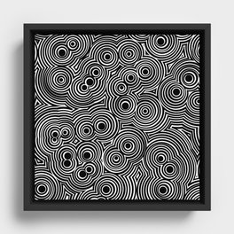 B&W Trip-notic by Shiri Mor Framed Canvas