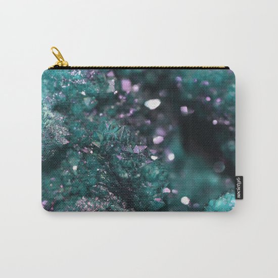 Geode Abstract Aqua Fascination Carry-All Pouch