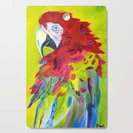 Fiery Feathers Scarlet Macaw Cutting Board