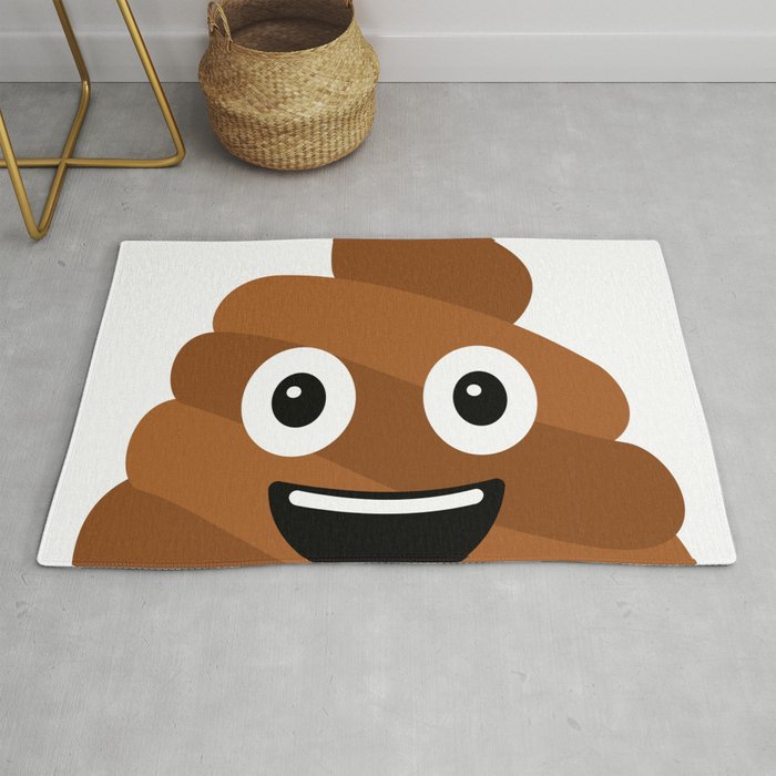Poop Emoji Rug