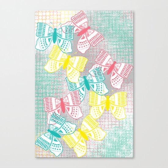 Butterflies in Heaven Canvas Print