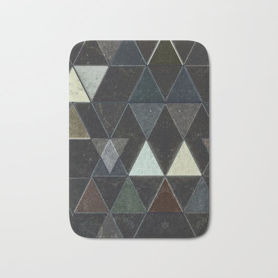 Triangles XXX Bath Mat