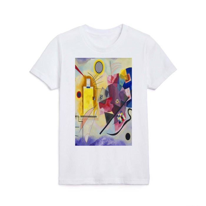 Wassily Kandinsky yellow-red-blue Kids T Shirt