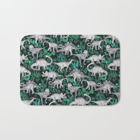 Dinosaur Jungle Bath Mat
