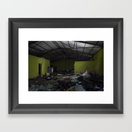 lights on Framed Art Print
