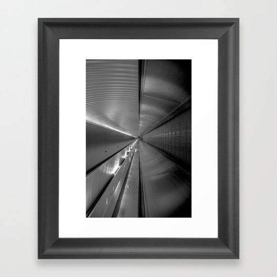 TUNNEL VISION Framed Art Print