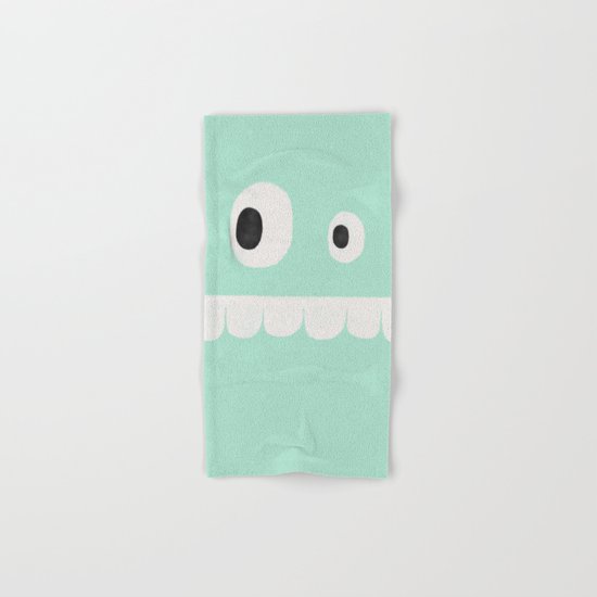 Face VI (mint green) Hand & Bath Towel