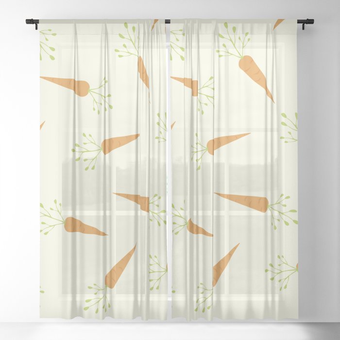 Carrots Sheer Curtain