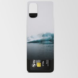 Minimalist moody Iceberg in Iceland's Glacier Lagoon – Landscape Photography Android Card Case