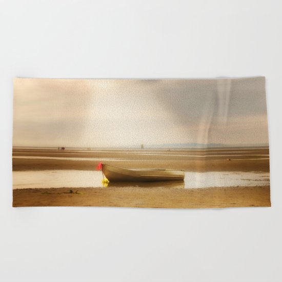White Rock Rowboat II Beach Towel