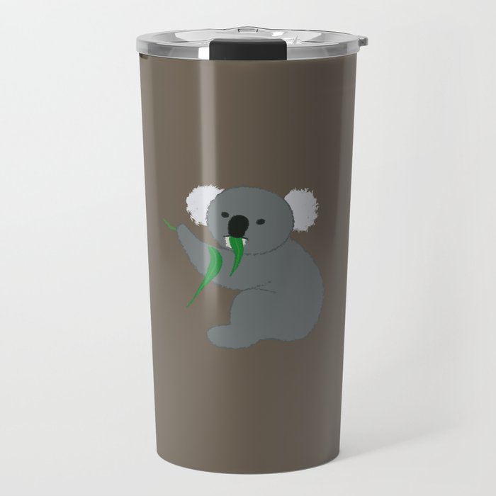 Koala eats Travel Mug