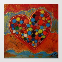 love for colors  Canvas Print